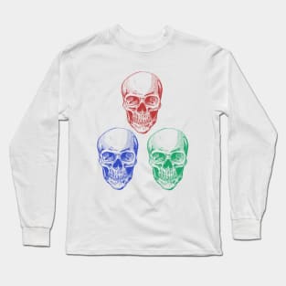 Skulls RGB Long Sleeve T-Shirt